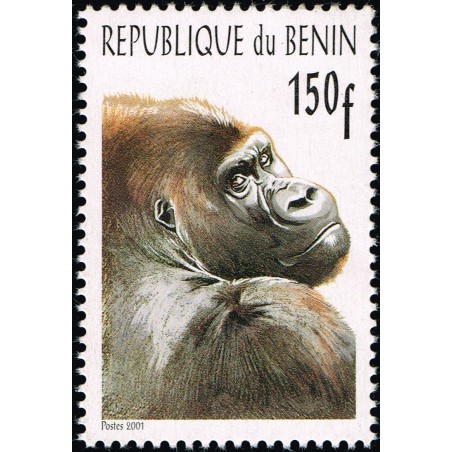 Benin 2001 - Mi XLVIII - 150 F Gorillas - MNH