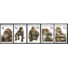 Bénin 2001 - Mi 1327 et XLVIII à LI - série gorilles - ** DÉFAUTS - CV 100 €