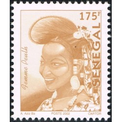 Sénégal 2002 - Mi 1968 - Femme Peulh 175 f - postes 2002 - retirage 2024 **