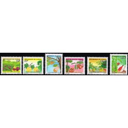 Congo 2002 - Mi 1747 to 1752 - Wild Congolese fruits - 6 st. - MNH