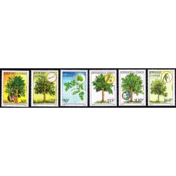 Congo 2004 - Mi 1765 to 1770 - Medicinal Plants: Moringa oleifera - 6 st. - MNH