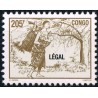 Congo 1998 - Mi 1566 - local overprint LEGAL - Mother carrying baby - 205 f brown - MNH