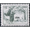 Congo 1998 - Mi 1565 - local overprint LEGAL - Mother carrying baby - 115 f dark gray - MNH