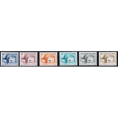 Congo 1998 - Mi 1561 to 1566 - local overprint LEGAL - Mother carrying baby - 6 values MNH