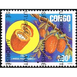 Congo 1998 - Mi 1537 - local overprint AUTORISE -Fruit : Tsia - MNH