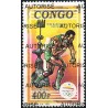 Congo 1998 - Mi 1549 - surcharge AUTORISE - Jeux Olympiques Barcelone - sculpture Miro **
