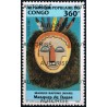 Congo 1998 - Mi 1547 - surcharge AUTORISE - masque de danse Bapunu **
