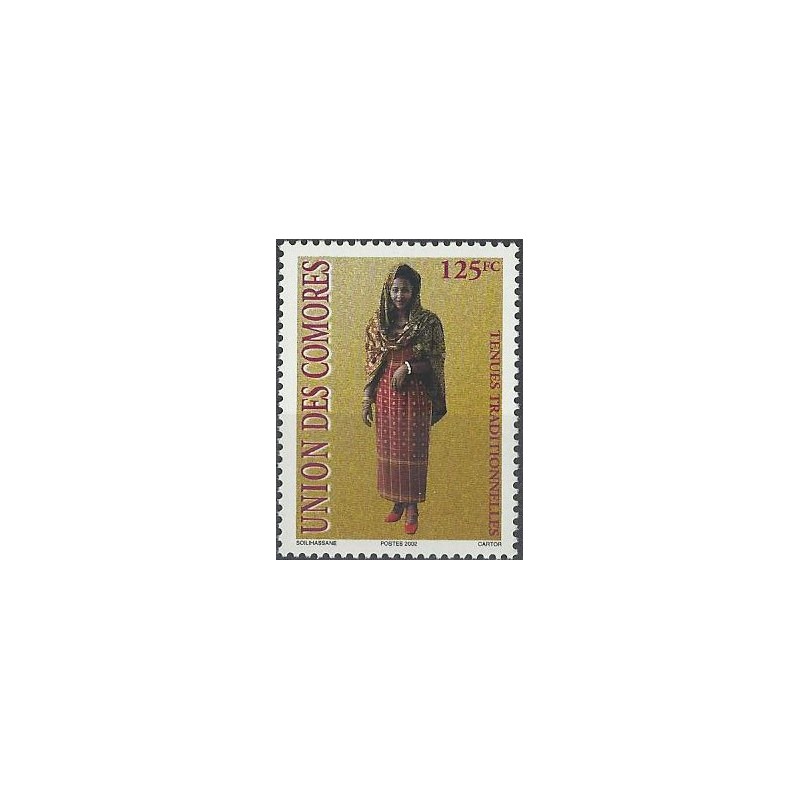 2002 - Mi 1782 - traditional clothes: lesso - 125 fc - MNH