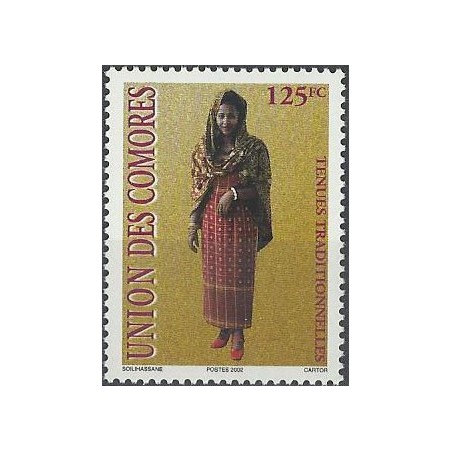 2002 - Mi 1782 - traditional clothes: lesso - 125 fc - MNH