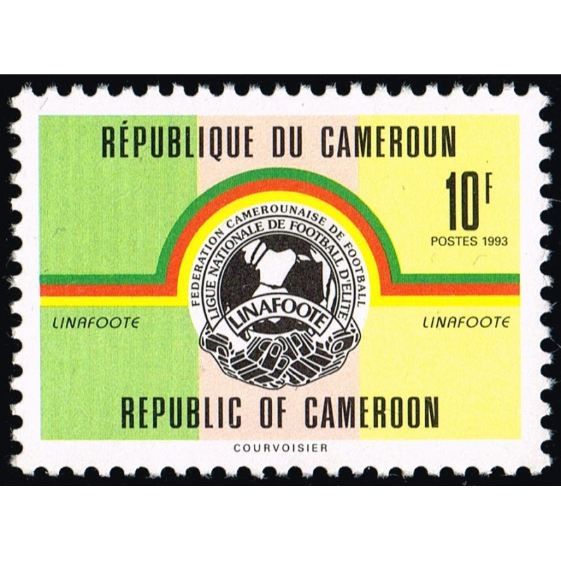 Cameroon 1993 - Mi 1206 - Soccer: emblem (denomination 10 f !) MNH
