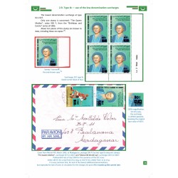 z Comores 2023 - ouvrage broché "Local typographic overprints from 1992 to 1997 in the Comoros"