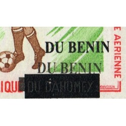 Benin 2008 - Mi 1442 - local overprint - Summer Olympics Montreal 76 - Soccer - MNH - double overprint