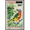 Bénin 2009 - Mi 1530 - surcharge locale 200 f - oiseau (gladiateur à poitrine rouge) ** - cote 130 €