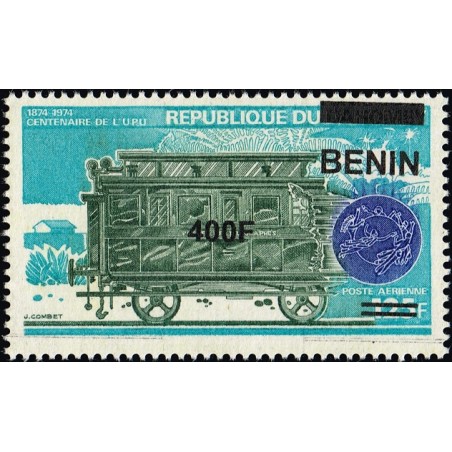 Benin 2009 - Mi 1621 - local overprint 400 f - UPU - postal railroad car - MNH - CV 60 €