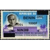 Benin 2009 - Mi 1633 x - local overprint 1000 f - Theodor Heuss - MNH - DOUBLE OVERPRINT