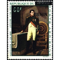 Bénin 2009 - Mi 1547 - surcharge locale 300 f - Napoléon 1er par Lefevre ** - cote 80 €