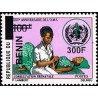 Bénin 2009 - Mi 1512 - surcharge locale 300 f - OMS consultation prénatale ** - cote 50 €