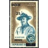 Bénin 2009 - Mi 1519 II - surcharge locale 25 f - Scoutisme - Lord Baden Powell - type II ** - cote 300 €
