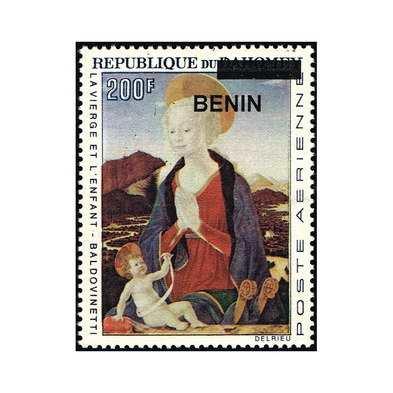 Benin 2009 - Mi 1532 - local overprint - Madonna, by A. Baldovinetti - MNH - CV 60 €