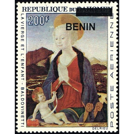 Benin 2009 - Mi 1532 - local overprint - Madonna, by A. Baldovinetti - MNH - CV 60 €