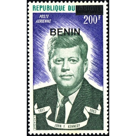 Bénin 2009 - Mi 1535 - surcharge locale - John F. Kennedy ** - cote 50 €