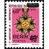 Benin 2009 - Mi 1578 - local overprint 50 f - Medal, 10th anniversary of independence - MNH - CV 30 €