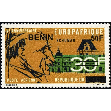 Benin 2009 - Mi 1590 - local overprint 50 f - Robert Schuman - Europafrica - MNH - CV 30 €