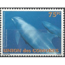 2003 - Mi 1793 - cétacés : dauphins des Comores - 75 fc **