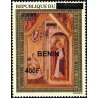Bénin 2009 - Mi 1608 - surcharge locale 400 f - annonciation, école d'Agnolo Gaddi - Noël 1972 ** - cote 50 €
