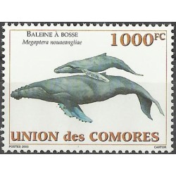 2003 - Mi 1794 - cétacés : baleine à bosse - 1000 fc **