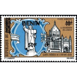 Benin 2009 - Mi 1598 - local overprint 50 f - Basilica of Lisieux - Statue of St. Teresa - MNH - CV 70 €
