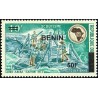 Bénin 2009 - Mi 1599 - surcharge locale 50 f - Scoutisme Nairobi - construction d'un pont ** - cote 90 €