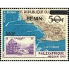 Bénin 2009 - Mi 1600 - surcharge locale 300 f - Philexafrique Abidjan - port de Cotonou ** - cote 50 €