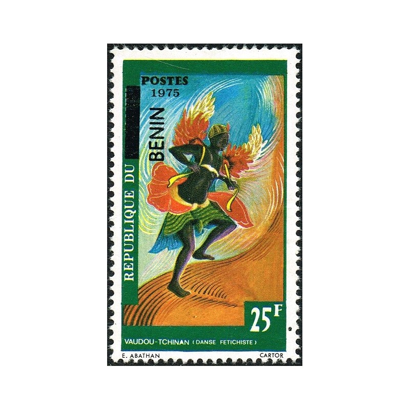 Bénin 2009 - Mi 1485 - surcharge locale - Danse vaudou ** - cote 25 €