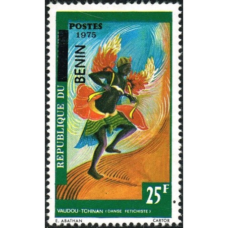 Bénin 2009 - Mi 1485 - surcharge locale - Danse vaudou ** - cote 25 €