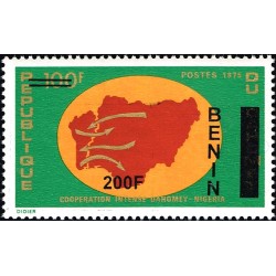 Benin 2009 - Mi 1501 - local overprint 200 f -  Intensified cooperation between Dahomey and Nigeria - MNH - CV 30 €