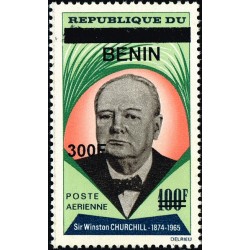 Benin 2009 - Mi 1555 - local overprint 300 f - Sir Winston Churchill - MNH - CV 50 €