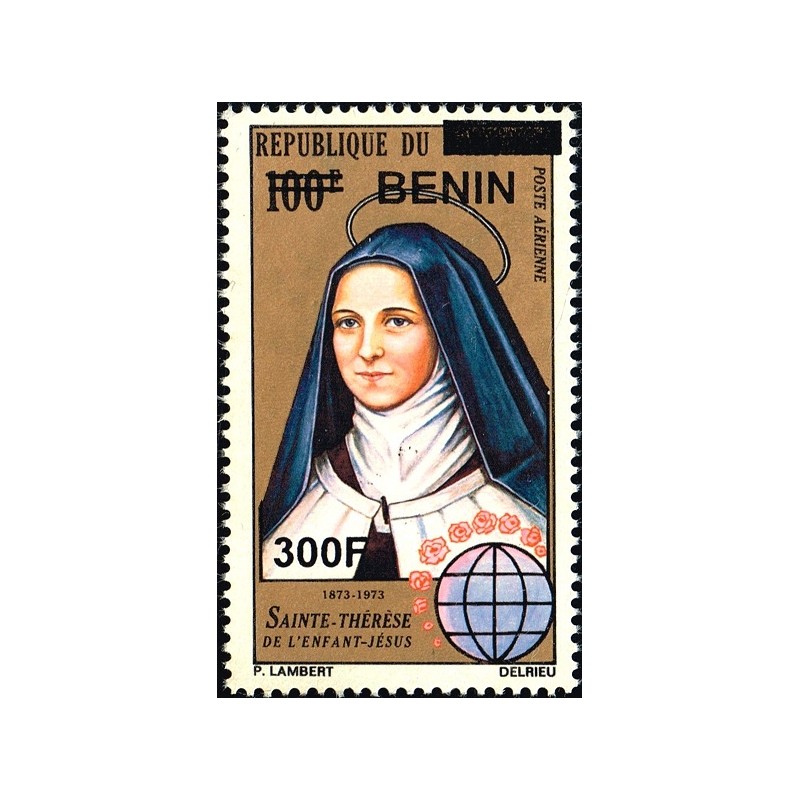 Benin 2009 - Mi 1567 - local overprint 300 f - St. Teresa of Lisieux - MNH - CV 50 €