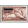 Bénin 2009 - Mi 1570 - surcharge locale 300 f - Le lion de Belfort par Bartholdi ** - cote 50 €