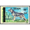 Bénin 2009 - Mi 1580 - surcharge locale 50 f - Chien berger allemand ** - cote 70 €