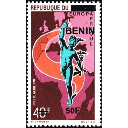 Benin 2009 - Mi 1594 - local overprint 50 f - Europafrica - statue of Mercure - MNH - CV 30 €