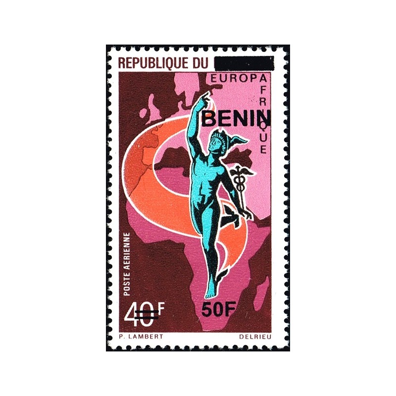 Benin 2009 - Mi 1594 - local overprint 50 f - Europafrica - statue of Mercure - MNH - CV 30 €