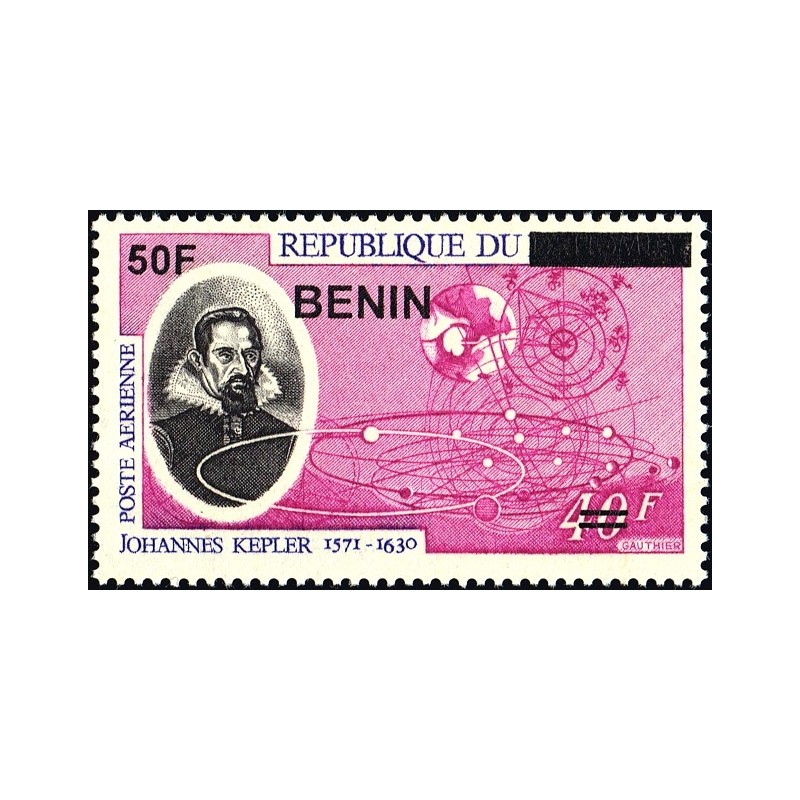 Benin 2009 - Mi 1596 - local overprint 50 f - J. Kepler - MNH - CV 50 €