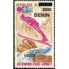 Bénin 2009 - Mi 1624 - surcharge locale 1000 f - Jeux Olympiques d'hiver à Sapporo - saut à ski - oiseau ** - cote 50 €