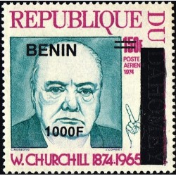 Benin 2009 - Mi 1627 - local overprint 1000 f - Winston Churchill - MNH - CV 35 €