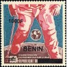 Benin 2009 - Mi 1630 - local overprint 1000 f - Astronaut, first moon walk - MNH - CV 80 €