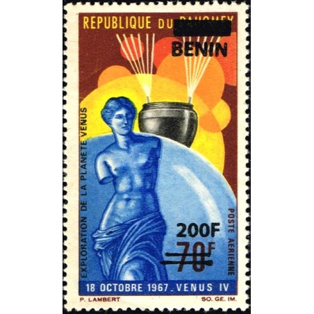 Benin 2009 - Mi 1527 - local overprint 200 f - Venus IV probe - Venus sculpture  - MNH - CV 50 €
