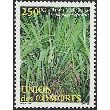 2007 - Medicinal plants: Cymbopogon citratus - 250 fc - MNH