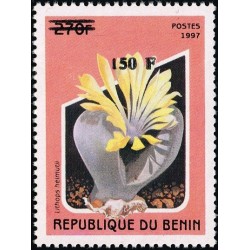 Benin 2000 - Mi 1295- local overprint 150 f - Cactus "lithops helmutii" - CV 100 € MNH