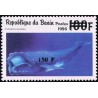 Bénin 2000 - Mi 1286 - surcharge locale 150 f - baleine franche australe "eubalaena australis" - cote 100 € **